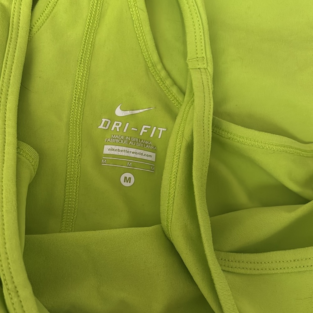 Nike Neon Razor Back Tank - Picture 2 of 3